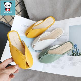 Fashion Children's Slippers Baby Girls Shoes Kids Skid Resistance Home Bathroom Footwear Beach Flip-Flops Fish Mouth Shape Clog Pretty New Model Travel Vacation Shoe