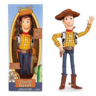 Toy Story 4 Talking Woody the Sheriff Toy Talking Woody Action Toy Figures Model Toys Children Christmas Gift