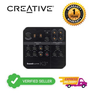 Creative Sound Blaster SB1720 K3+ USB-Powered Recording and Streaming Mixer (CRE-SB1720-K3)