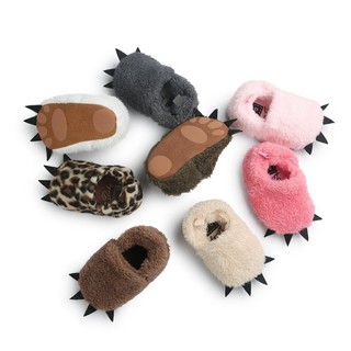 Winter Warm Newborn Baby Claw Shoes Kid Baby Indoor Slippers Shoes Boots