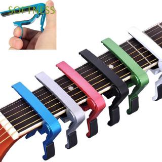 Quality Single-handed Acoustic Electric Guitar Capo Metal Tune Clamp Trigger