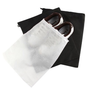 5pc Travel Shoes Pouch Bag Non-Woven Cloth Nylon Drawstring Storage Portable