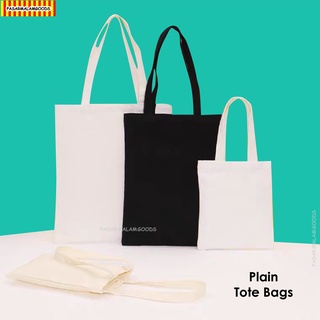 Plain Black Tote Bag A4 Size 14oz Canvas Cotton Tote Bag DIY Art n Craft Bag Thick Material Wholesale