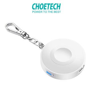 CHOETECH 900mAh Wireless Apple Watch Power Bank Apple MFi Certified Charger Keychain