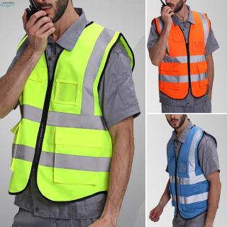 Fashion Sleeveless Traffic Safety Protection Working Construction Shirts Vest