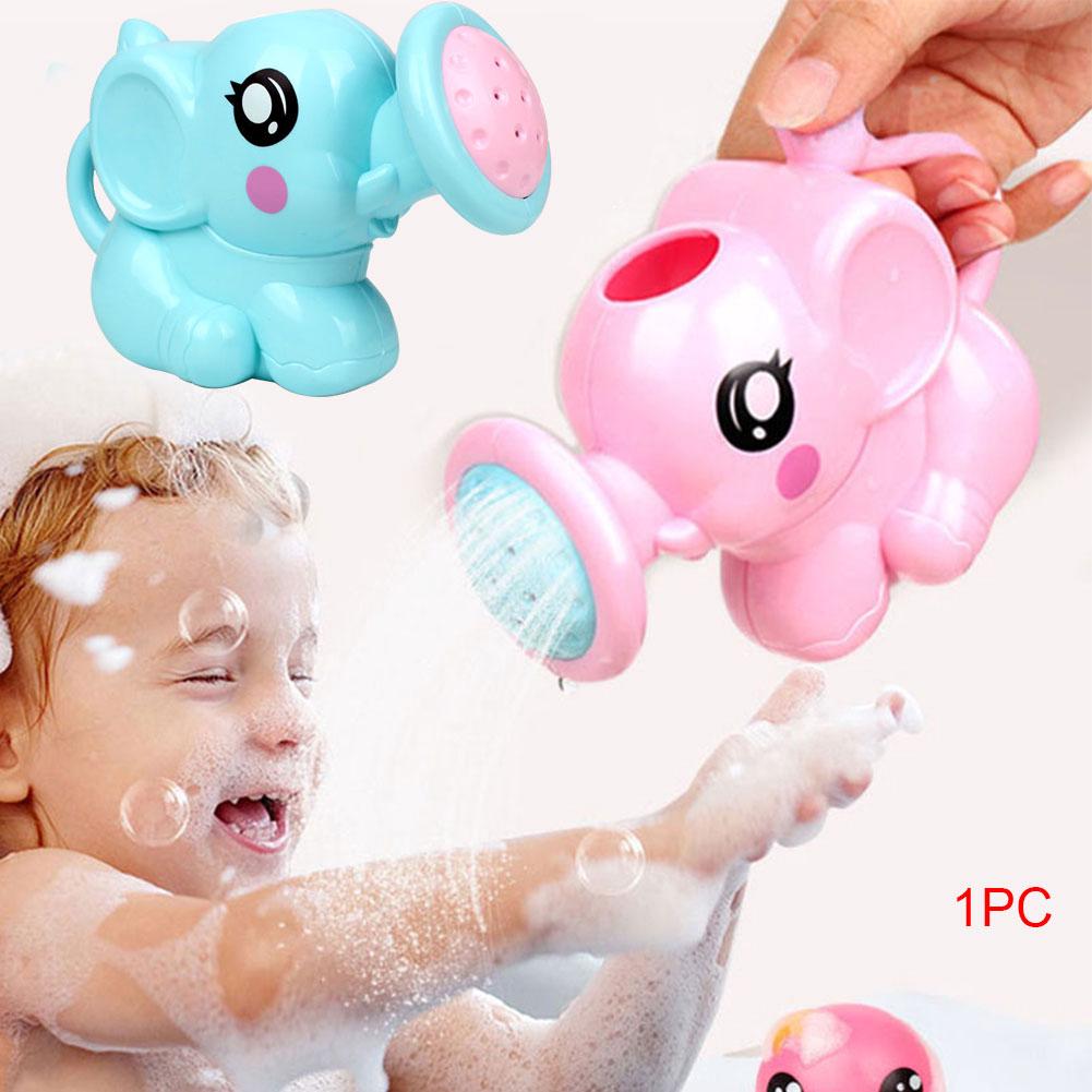 Shower Elephant Watering Toy For Kids Cartoon Children Pot Plastic Baby