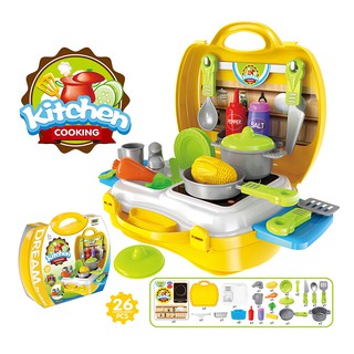 DF Kids Playset Tools Market Kitchen Cake Different Toys