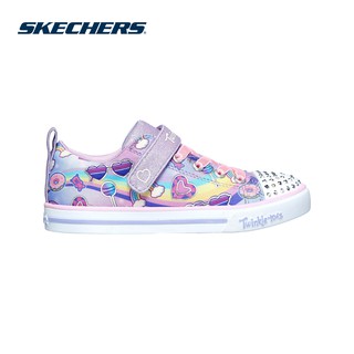Skechers Girls Sparkle Lite Twinkle Toes Shoes - 314756L-LVMT