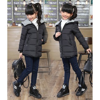 Children kids male and female korean winter coat