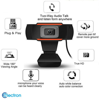 USB 2.0 PC Camera 1080P Video Record HD Webcam Web Camera With MIC For Computer For PC Laptop Skype MSN ★Electron