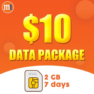 [M1] $10 (2GB) Data Package Top-up/Prepaid/Telco topup/Mobile topup/eload 手机充值