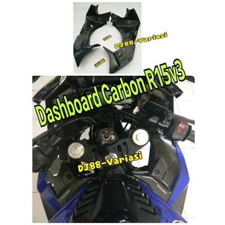 Dashboard R15 v3 carbon kevlar body Front carbon cover kevlar body