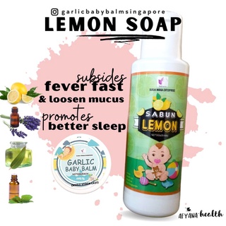 LEMON SOAP ( SABUN LEMON ) & FEVER BALM : REDUCE FEVER FAST