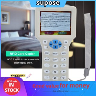 9 Frequency Multifunctional Copy Encrypted NFC Smart Card RFID Copier ID/IC Reader Writer
