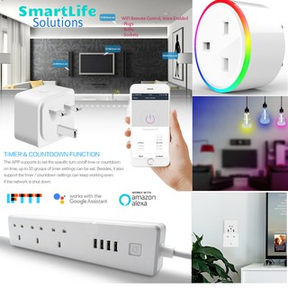 SmartLife Solutions Smart Plugs Bulbs Sockets USB Goggle Home Amazon Alexa