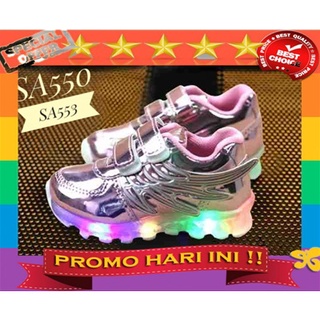 Led Shoes For Girls High Quality / NEW LED WINGS 3D SILVER.
