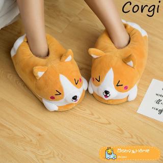Dog Pluls Toy Soft Stuffed Rabbit Indoor Shoes Girls Bedroom Ornament Doll Winter Slippers
