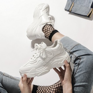 Fashion Women Platform shoes Ladies white Trainers Sneakers
