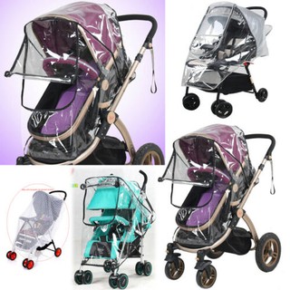 ღ♛ღBuggy Rain Cover Universal Raincover For Baby Pushchair Stroller Pram