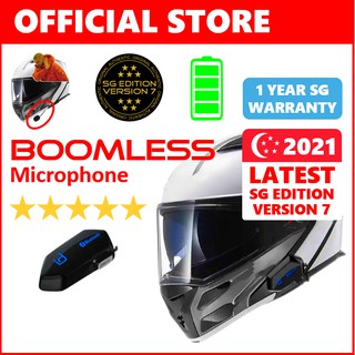 🏆CHEAPEST V7 SG Helmet Headset Bluetooth id221 MOTO A1 SG Edition Version 7 Headphones Earphones Intercom Motorcycle
