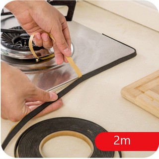 Gas Stove Cooker Slit Anti-Fouling Strip Sealing Tape Sealing Strip Kitchen Tool