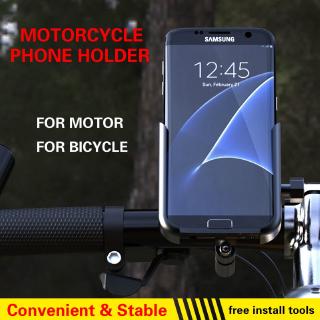 Motorcycle Bicycle Phone Holder Universal Bracket Aluminum Alloy Hand/Mirror Navigation Shockproof Riding Equipment