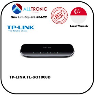TP-LINK 8-Port Gigabit Desktop Switch TL-SG1008D