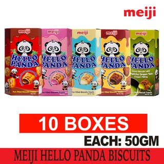 Meiji Hello Panda Biscuits [10 boxes]