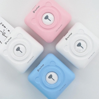 Cute Mini Portable Bluetooth Wireless Paper Photo Printer Pocket Thermal Printing USB Connection Album Memorial Book Decoration for Peripage