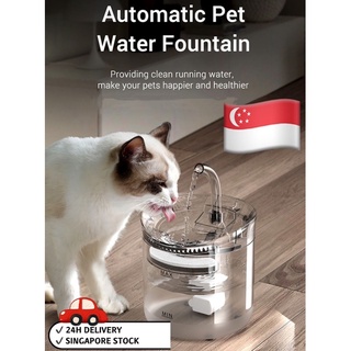[READY STOCK] Energy Saving Sensor Automatic Pet Water Fountain for Cats Dogs Pets Water Fountain Tofu Cat Litter Condo