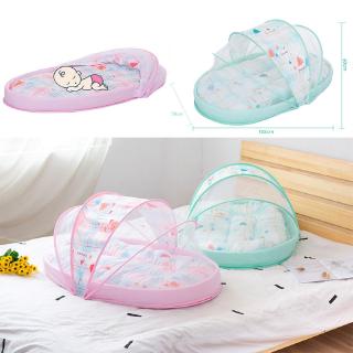 Crib Netting with Pad Portable Foldable Multifunction Anti Mosquito Nets Infants Baby Bed Insect Tent