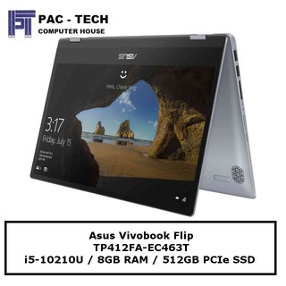 11.11 Asus Vivobook Flip 2 In 1 | i5-10210U | 8GB RAM | 512GB SSD | 14" FHD Touchscreen | Windows 10 | 2 Year Warranty |