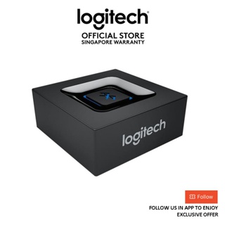 Logitech Bluetooth Audio Receiver, USB Powered Wireless Streaming With 3.5mm Aux output
