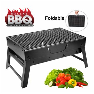 [LOCAL SELLER] BBQ Grill Folding Fuel Charcoal Picnic Barbecue Camping Outdoor Equipment Compact Pemanggang