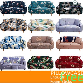 1/2/3/4 Seater Sofa Cover L Shape Universal Slipcover Elastic Cushion Cover
