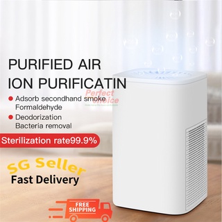 【SG Seller】Air Purifier Indoor/Vehicle Deodorization Dust Removal Formaldehyde Removal Blue Ion
