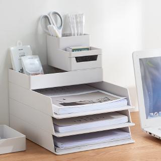 Office Storage Box Desktop Drawer Multi-functional Student A4 Paper Stationery Document Organization