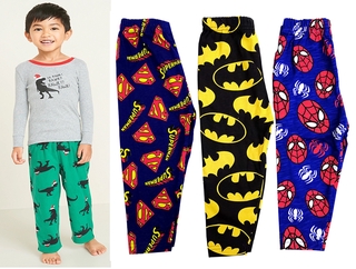 [Shop Malaysia] SIX11 SUPER HERO / CARTOON Cotton Boy Long Pants (6M~12Y) - Random Design