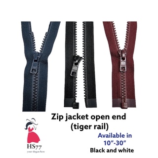zip jacket open end (tiger rail)