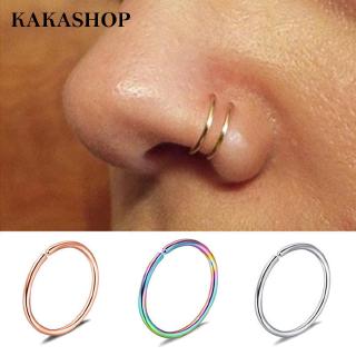 Nose Ring For Men Stainless Steel Lip Rings Fake Piercing Fashion Awesome