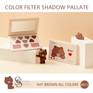 [MISSHA] NEW Line Friends Edition! Color filter Shadow pallet / cushion 4 colors