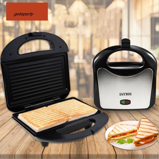🍉🍉GO_750W Electric Sandwich Maker Mini Grill Toaster Kitchen Breakfast Bread Machine