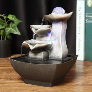 Rockery Fountain Waterfall Feng Shui Water Sound Indoor Sound Table Desk Decor