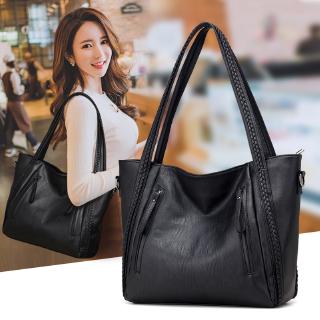 High Quality Soft Leather Large Pocket Women's Handbag Casual Shoulder Bag Large Capacity Handbag