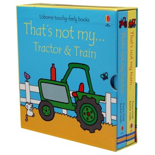 [Shop Malaysia] Baby Touchy-Feely 2 Board Books Box Set: That's Not My Tractor & Train