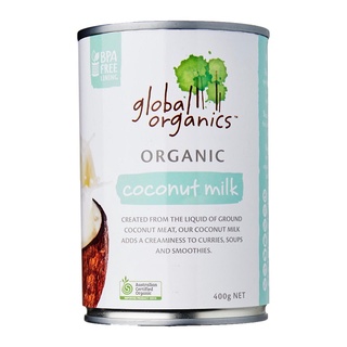 Global Organics Coconut Milk, 400g - By Ryan's Grocery [Sri Lanka]