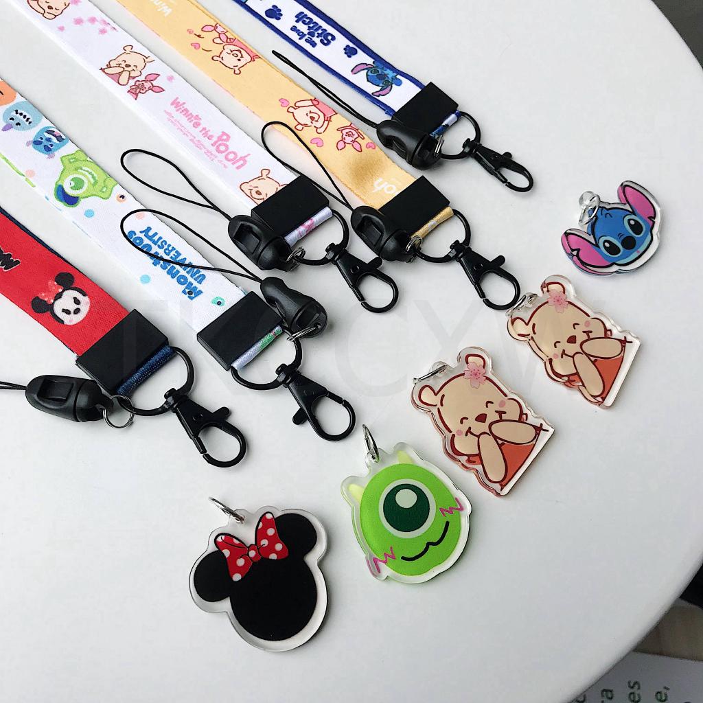 Mobile Phone Strap Cartoon Cute Bear Totoro Lanyard Neck Strap For Keys ID Card For USB Badge Holder (1)