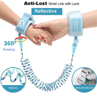 【Upgrade】Baby Toddler Anti Lost Band Reflective Wrist Leash Harness Strap