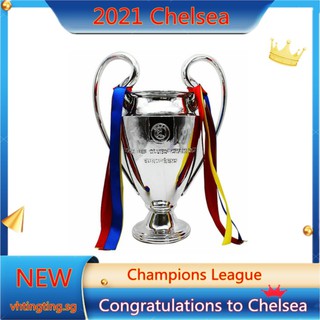 【Ready Stock】✈2021 Chelsea 2020 Bayern 2019 liverpool Figure Toys UEFA European Champions League big ear cup Real Madrid Liverpool The Premier League Football trophy