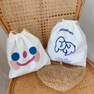 Cartoon cloud smiley cute tie bag / organizer bag